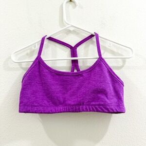 Beyond Yoga Spacedye Slim Racerback Bra Sports L Pink Purple Athleisure Workout